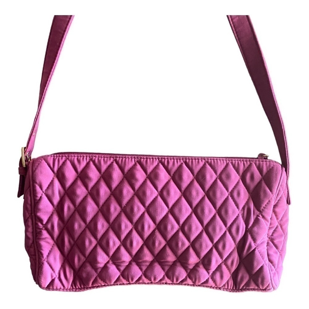 VERA BRADLEY-PURPLE QUILTED HANDBAG - Picture 8 of 9